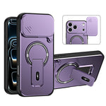 Custodia magnetica per telefono con supporto scorrevole per fotocamera., For iPhone 17 Pro Max, For iPhone 17 Pro, For iPhone 17, For iPhone 16 Pro Max