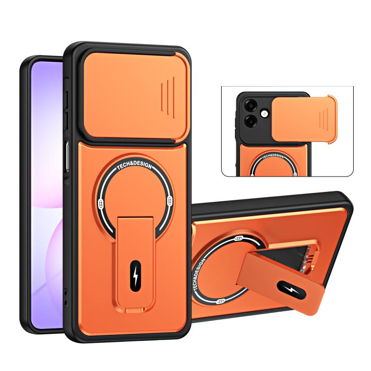 Custodia magnetica per telefono con supporto scorrevole per fotocamera., For Galaxy A57 5G, For Galaxy A37 5G, For Galaxy A27 5G, For Galaxy A07 4G