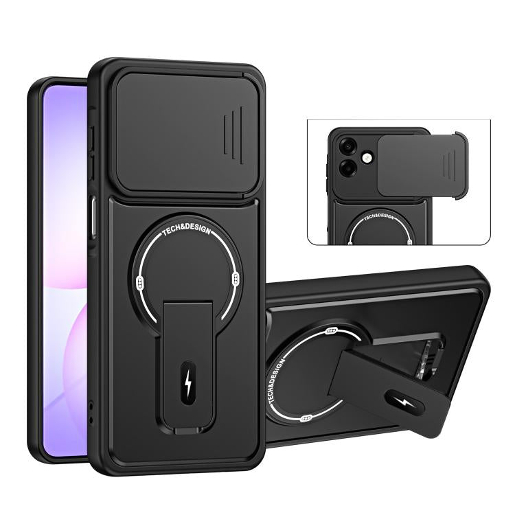 Custodia magnetica per telefono con supporto scorrevole per fotocamera., For Galaxy A57 5G, For Galaxy A37 5G, For Galaxy A27 5G, For Galaxy A07 4G