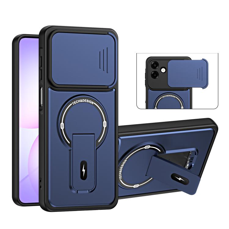 Custodia magnetica per telefono con supporto scorrevole per fotocamera., For Galaxy A57 5G, For Galaxy A37 5G, For Galaxy A27 5G, For Galaxy A07 4G