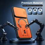 Custodia magnetica per telefono con supporto scorrevole per fotocamera., For Galaxy A57 5G, For Galaxy A37 5G, For Galaxy A27 5G, For Galaxy A07 4G