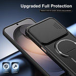 Custodia magnetica per telefono con supporto scorrevole per fotocamera., For Galaxy S26+ 5G, For Galaxy S26 Edge 5G, For Galaxy S26 Ultra 5G, For Galaxy S26 5G