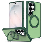 Custodia magnetica con supporto girevole Skin Feel per telefono, For Galaxy S25 Ultra 5G, For Galaxy A15 5G / 4G, For Galaxy A35 / A55, For Galaxy S24 Ultra 5G