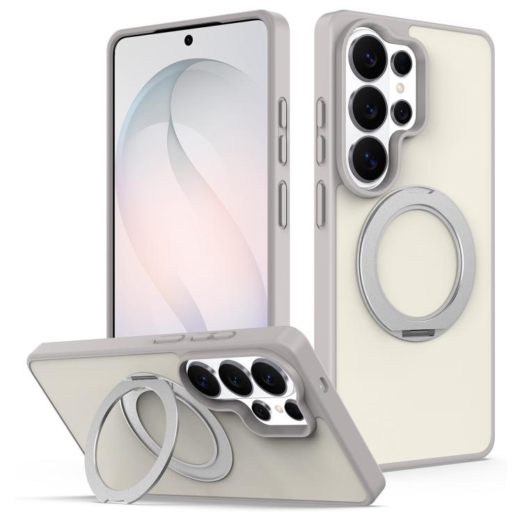 Custodia magnetica con supporto girevole Skin Feel per telefono, For Galaxy S25 Ultra 5G, For Galaxy A15 5G / 4G, For Galaxy A35 / A55, For Galaxy S24 Ultra 5G