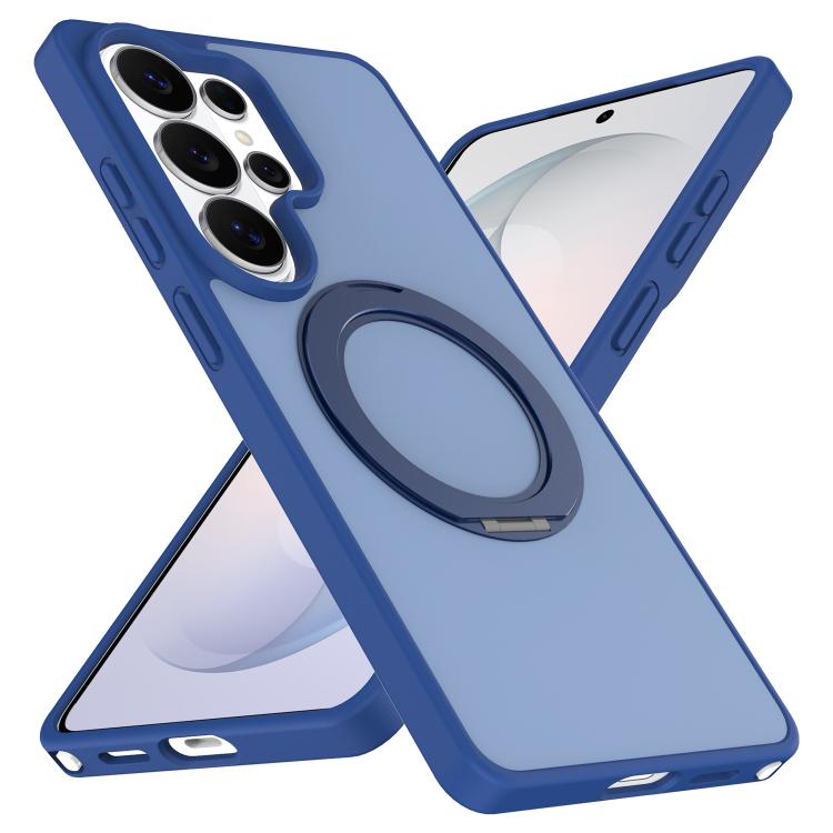 Custodia magnetica con supporto girevole Skin Feel per telefono, For Galaxy S25 Ultra 5G, For Galaxy A15 5G / 4G, For Galaxy A35 / A55, For Galaxy S24 Ultra 5G