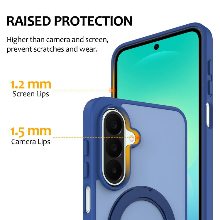 Custodia magnetica con supporto girevole Skin Feel per telefono, For Galaxy A25 5G, For Galaxy S23 Ultra 5G, For Galaxy S23 5G