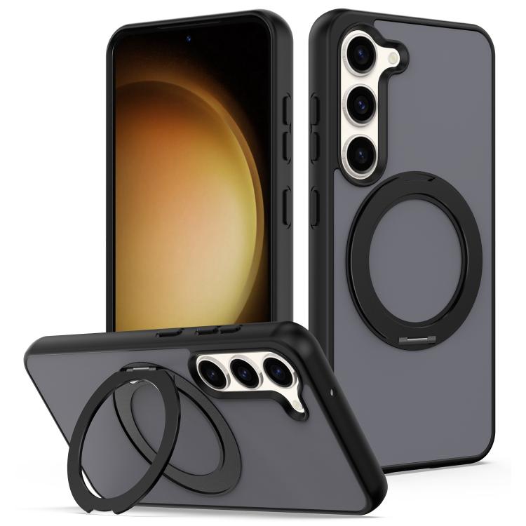 Custodia magnetica con supporto girevole Skin Feel per telefono, For Galaxy A25 5G, For Galaxy S23 Ultra 5G, For Galaxy S23 5G