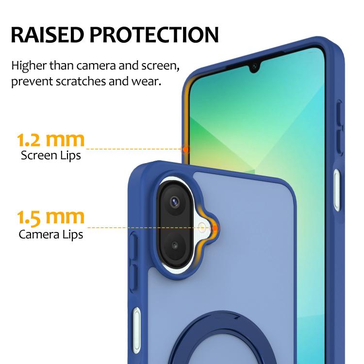 Custodia magnetica con supporto girevole Skin Feel per telefono, For Galaxy A08 / A07 4G&5G, For Galaxy A18 / A17 4G&5G, For Galaxy S25 FE / S26 FE 5G, For Galaxy S26+ 5G