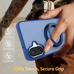 Custodia magnetica con supporto girevole Skin Feel per telefono, For Galaxy A08 / A07 4G&5G, For Galaxy A18 / A17 4G&5G, For Galaxy S25 FE / S26 FE 5G, For Galaxy S26+ 5G