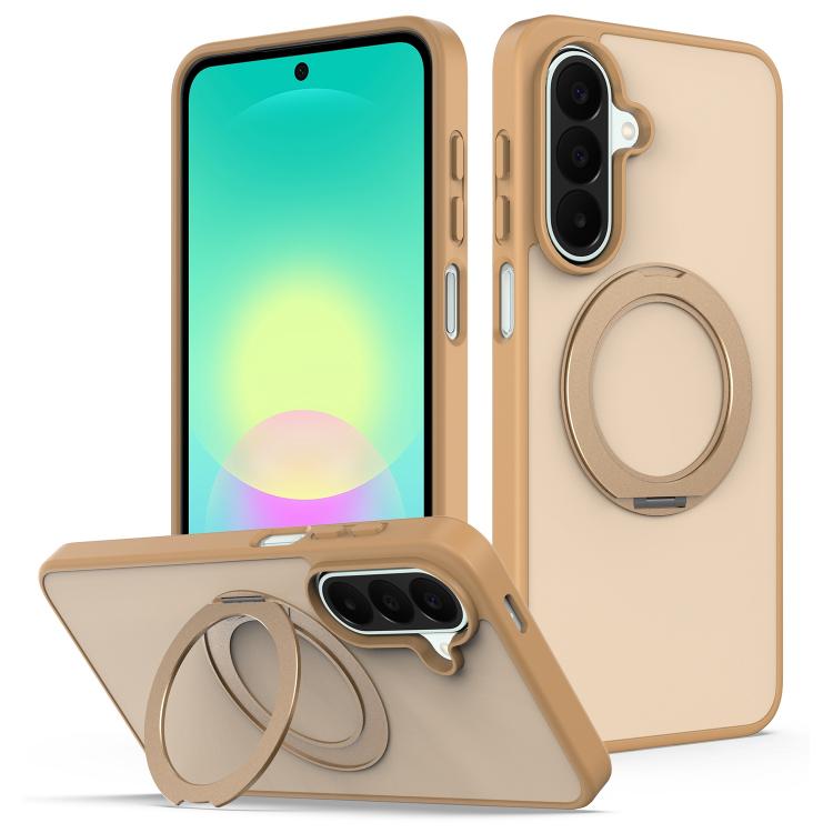 Custodia magnetica con supporto girevole Skin Feel per telefono, For Galaxy A26 5G, For Galaxy A16 5G / 4G, For Galaxy S24 / S25 5G, For Galaxy S24+ / S25+ 5G
