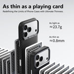 Custodia per telefono ABEEL leggera serie Zero Feel in fibra di lyocell, adesiva e magnetica, realizzata in fibra di lyocell., For iPhone 18 Pro, For iPhone 18 Pro Max, For iPhone 17 Pro Max, For iPhone 17 Pro