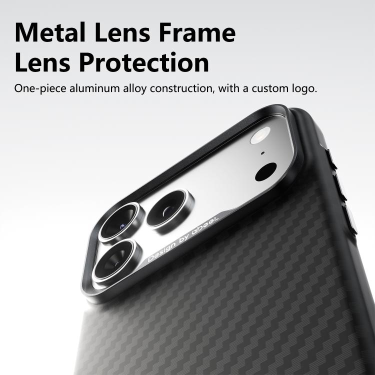Custodia per telefono ABEEL leggera serie Zero Feel in fibra di lyocell, adesiva e magnetica, realizzata in fibra di lyocell., For iPhone 17, For iPhone 16 Pro Max, For iPhone 16 Pro, For iPhone 16