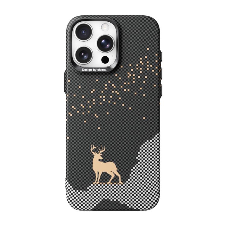 Custodia per telefono ABEEL leggera serie Zero Feel in fibra di lyocell, adesiva e magnetica, realizzata in fibra di lyocell., For iPhone 17, For iPhone 16 Pro Max, For iPhone 16 Pro, For iPhone 16