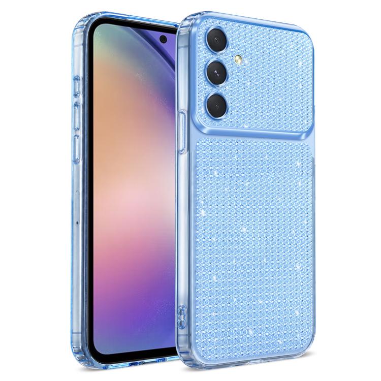 Custodia per telefono con airbag e glitter a forma di diamante scintillante, For Galaxy A16 4G / 5G, For Galaxy A15 4G / 5G, For Galaxy A35 5G / A55 5G, For Galaxy A14 4G / 5G