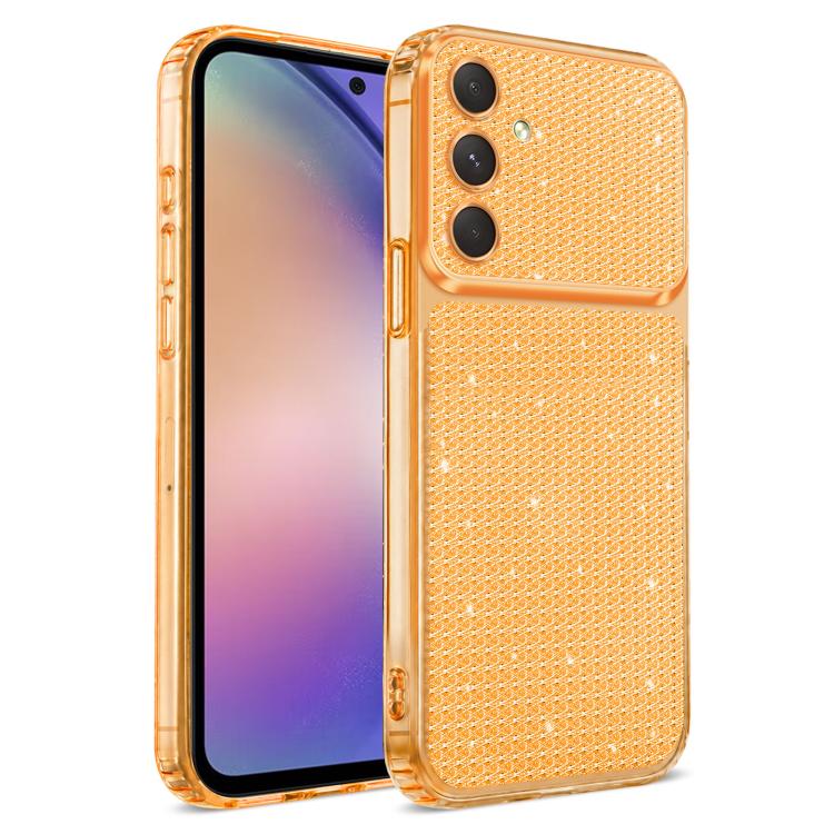 Custodia per telefono con airbag e glitter a forma di diamante scintillante, For Galaxy A34 5G, For Galaxy A54 5G