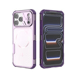 Custodia magnetica antiurto per telefono con texture in fibra di carbonio e airbag, resistente agli urti., For iPhone 17 Pro Max, For iPhone 17 Pro, For iPhone 17, For iPhone 16 Pro Max, For iPhone 16 Plus, For iPhone 16