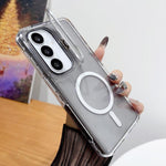 Supporto magnetico per obiettivo fotografico trasparente, custodia per telefono, For Galaxy S26 Ultra 5G, For Galaxy S26 5G, For Galaxy S25 5G, For Galaxy S25 Ultra 5G, For Galaxy S24 Ultra 5G, For Galaxy S24 5G