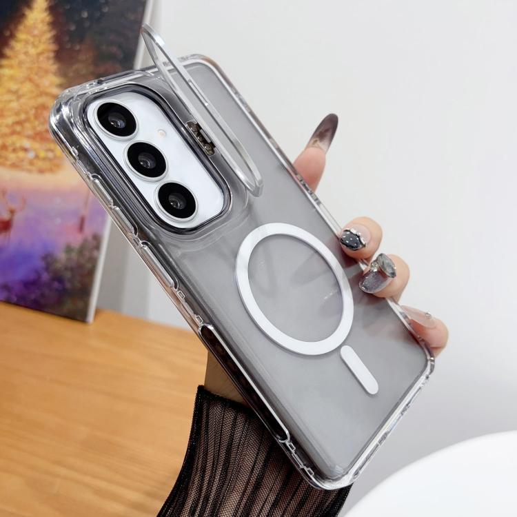 Supporto magnetico per obiettivo fotografico trasparente, custodia per telefono, For Galaxy A35 5G / A55 5G