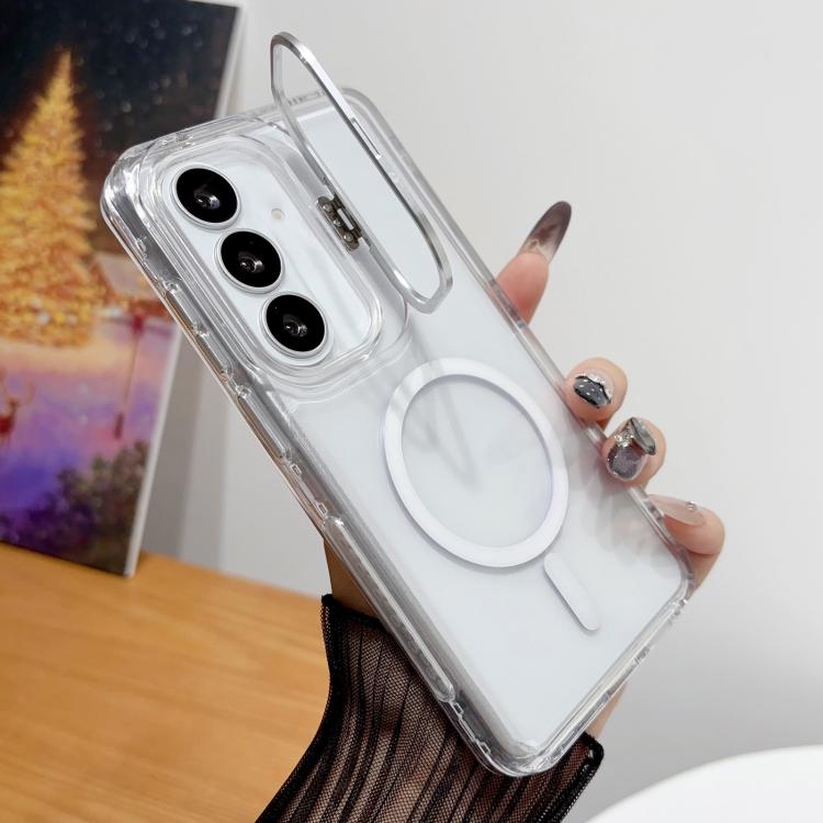 Supporto magnetico per obiettivo fotografico trasparente, custodia per telefono, For Galaxy A57 5G, For Galaxy A37 5G, For Galaxy A27 5G, For Galaxy A17 4G / 5G, For Galaxy A36 5G / A56 5G, For Galaxy A26 5G