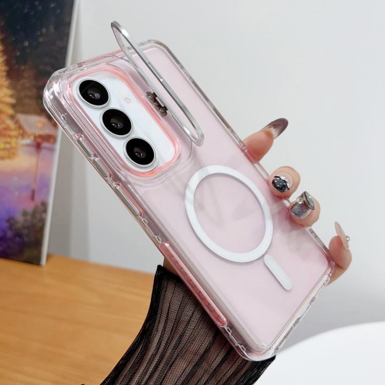 Supporto magnetico per obiettivo fotografico trasparente, custodia per telefono, For Galaxy A57 5G, For Galaxy A37 5G, For Galaxy A27 5G, For Galaxy A17 4G / 5G, For Galaxy A36 5G / A56 5G, For Galaxy A26 5G