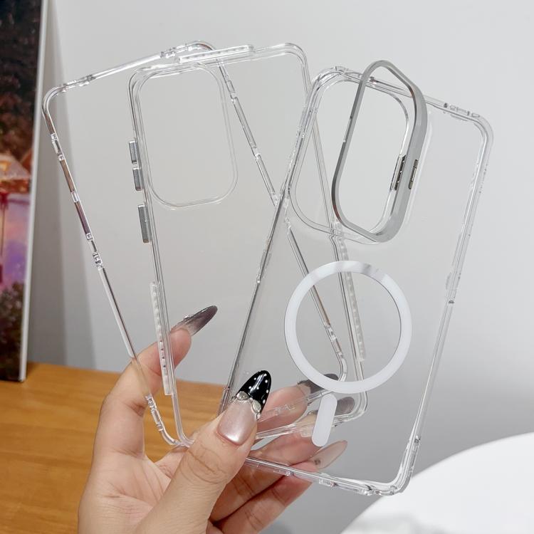 Supporto magnetico per obiettivo fotografico trasparente, custodia per telefono, For Galaxy A35 5G / A55 5G