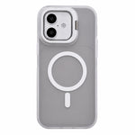 Custodia magnetica per telefono con supporto per obiettivo fotografico satinato effetto pelle., For iPhone 17e / 16e, For iPhone 17 Pro Max, For iPhone 17 Pro, For iPhone 17