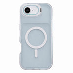 Custodia magnetica per telefono con supporto per obiettivo fotografico satinato effetto pelle., For iPhone 17e / 16e, For iPhone 17 Pro Max, For iPhone 17 Pro, For iPhone 17