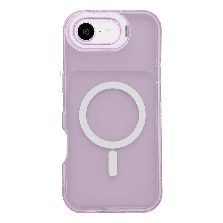 Custodia magnetica per telefono con supporto per obiettivo fotografico satinato effetto pelle., For iPhone 17e / 16e, For iPhone 17 Pro Max, For iPhone 17 Pro, For iPhone 17