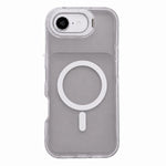 Custodia magnetica per telefono con supporto per obiettivo fotografico satinato effetto pelle., For iPhone 17e / 16e, For iPhone 17 Pro Max, For iPhone 17 Pro, For iPhone 17