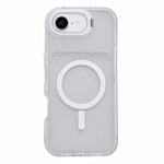 Custodia magnetica per telefono con supporto per obiettivo fotografico satinato effetto pelle., For iPhone 17e / 16e, For iPhone 17 Pro Max, For iPhone 17 Pro, For iPhone 17
