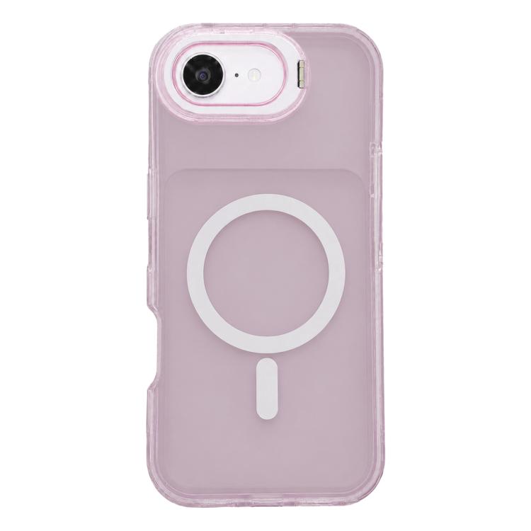 Custodia magnetica per telefono con supporto per obiettivo fotografico satinato effetto pelle., For iPhone 17e / 16e, For iPhone 17 Pro Max, For iPhone 17 Pro, For iPhone 17