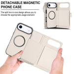 KLT-033 Portafoglio 2 in 1 con cerniera rimovibile e custodia magnetica per telefono con cordino, For iPhone Air, For iPhone 16 Pro Max, For iPhone 16 Pro