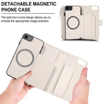KLT-033 Portafoglio 2 in 1 con cerniera rimovibile e custodia magnetica per telefono con cordino, For iPhone SE 2022 / SE 2020 / 8 / 7, For iPhone 13 Pro Max, For iPhone 13 Pro