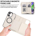KLT-033 Portafoglio 2 in 1 con cerniera rimovibile e custodia magnetica per telefono con cordino, For iPhone 12 mini, For iPhone 11 Pro Max, For iPhone 11