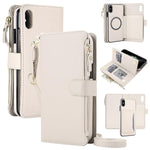 KLT-033 Portafoglio 2 in 1 con cerniera rimovibile e custodia magnetica per telefono con cordino, For iPhone XS Max, For iPhone 8 Plus / 7 Plus