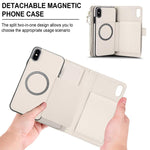 KLT-033 Portafoglio 2 in 1 con cerniera rimovibile e custodia magnetica per telefono con cordino, For iPhone XS Max, For iPhone 8 Plus / 7 Plus