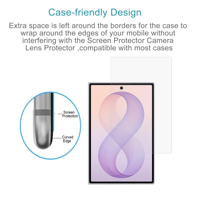 50 pezzi di pellicola in vetro temperato ad allumina media da 0,26 mm, For Galaxy Z Fold8 5G, For Galaxy Z Fold8 Ultra 5G