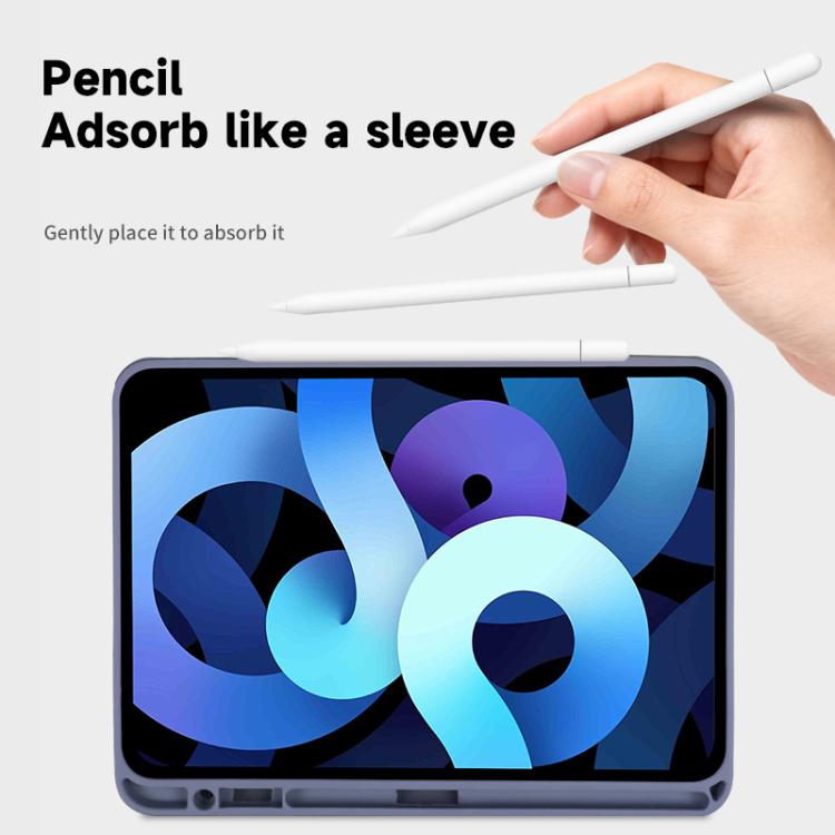 Custodia in pelle tinta unita per tablet, con scomparto per penna., For iPad Pro 11 2024 / 2025