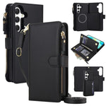 KLT-033 Portafoglio 2 in 1 con cerniera rimovibile e custodia magnetica per telefono con cordino, For Galaxy A36 5G / A56 5G, For Galaxy A16 5G, For Galaxy A15 5G / 4G