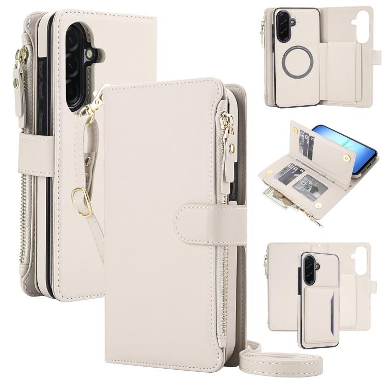 KLT-033 Portafoglio 2 in 1 con cerniera rimovibile e custodia magnetica per telefono con cordino, For Galaxy A57 5G, For Galaxy A37 5G, For Galaxy A26 5G / A17 5G