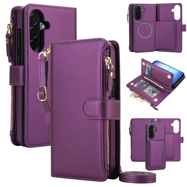 KLT-033 Portafoglio 2 in 1 con cerniera rimovibile e custodia magnetica per telefono con cordino, For Galaxy A57 5G, For Galaxy A37 5G, For Galaxy A26 5G / A17 5G