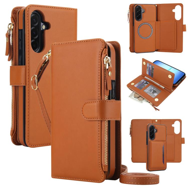 KLT-033 Portafoglio 2 in 1 con cerniera rimovibile e custodia magnetica per telefono con cordino, For Galaxy A57 5G, For Galaxy A37 5G, For Galaxy A26 5G / A17 5G
