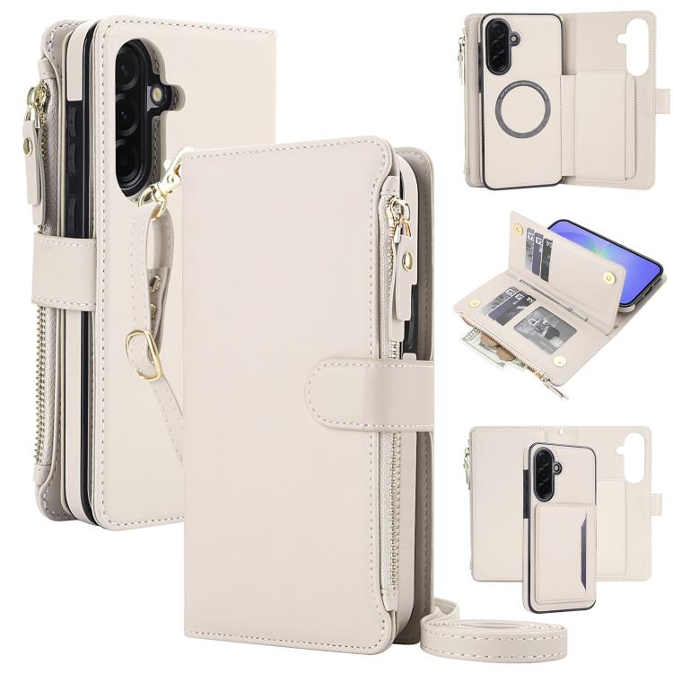 KLT-033 Portafoglio 2 in 1 con cerniera rimovibile e custodia magnetica per telefono con cordino, For Galaxy A36 5G / A56 5G, For Galaxy A16 5G, For Galaxy A15 5G / 4G