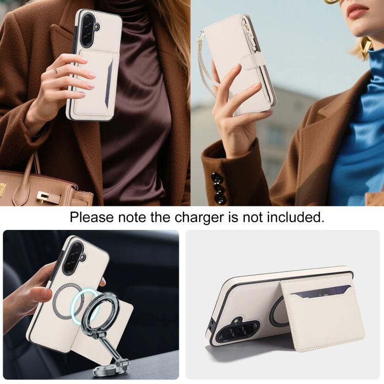KLT-033 Portafoglio 2 in 1 con cerniera rimovibile e custodia magnetica per telefono con cordino, For Galaxy A36 5G / A56 5G, For Galaxy A16 5G, For Galaxy A15 5G / 4G