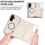 KLT-033 Portafoglio 2 in 1 con cerniera rimovibile e custodia magnetica per telefono con cordino, For Galaxy A36 5G / A56 5G, For Galaxy A16 5G, For Galaxy A15 5G / 4G