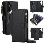 KLT-033 Portafoglio 2 in 1 con cerniera rimovibile e custodia magnetica per telefono con cordino, For Galaxy A36 5G / A56 5G, For Galaxy A16 5G, For Galaxy A15 5G / 4G