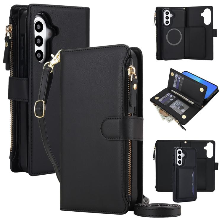 KLT-033 Portafoglio 2 in 1 con cerniera rimovibile e custodia magnetica per telefono con cordino, For Galaxy A57 5G, For Galaxy A37 5G, For Galaxy A26 5G / A17 5G