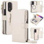 KLT-033 Portafoglio 2 in 1 con cerniera rimovibile e custodia magnetica per telefono con cordino, For Galaxy A53 5G, For Galaxy A72 5G, For Galaxy A52 5G