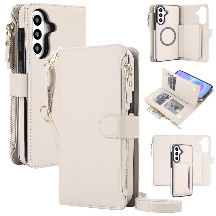 KLT-033 Portafoglio 2 in 1 con cerniera rimovibile e custodia magnetica per telefono con cordino, For Galaxy A57 5G, For Galaxy A37 5G, For Galaxy A26 5G / A17 5G