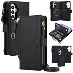 KLT-033 Portafoglio 2 in 1 con cerniera rimovibile e custodia magnetica per telefono con cordino, For Galaxy A57 5G, For Galaxy A37 5G, For Galaxy A26 5G / A17 5G